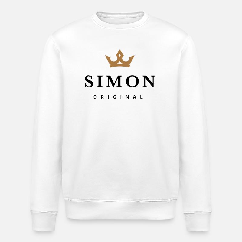 Simon - Stanley/Stella Unisex Bio-Sweatshirt ROLLER - Weiß
