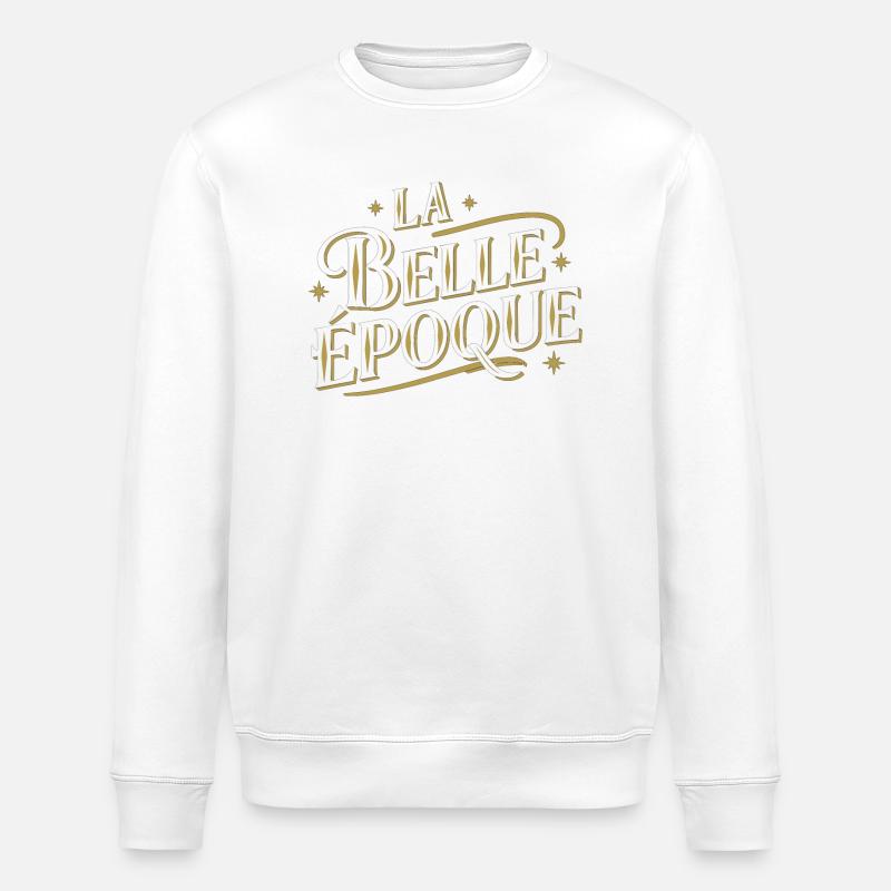 La belle époque - Sweat bio ROLLER Stanley/Stella Unisexe - blanc