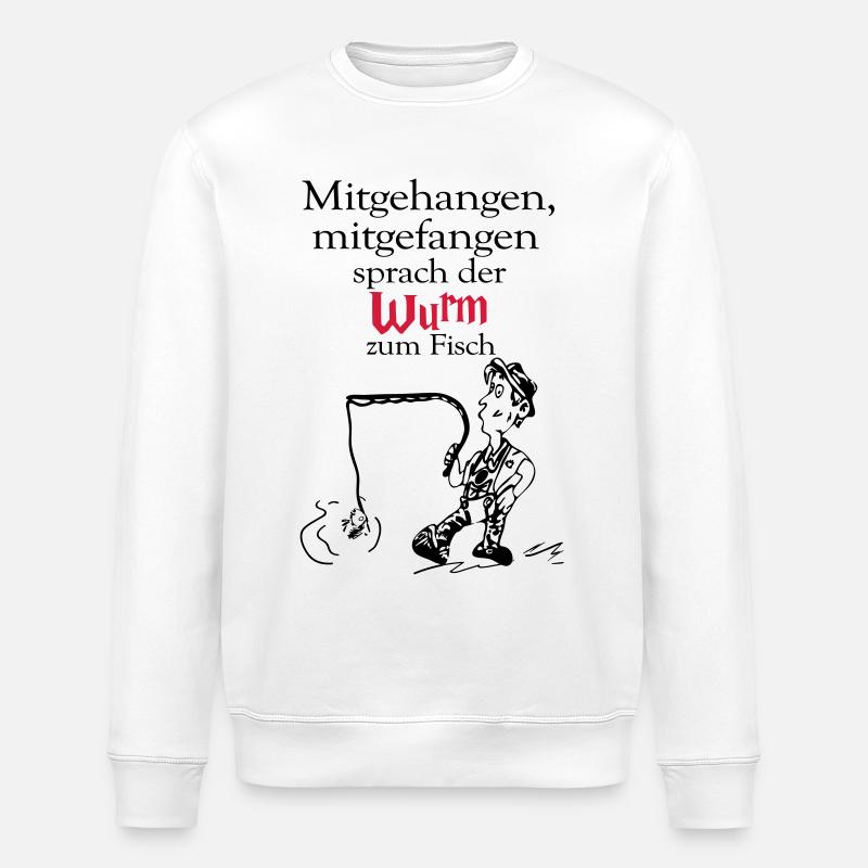Mitgehangen, mitgefangen - Stanley/Stella Unisex Bio-Sweatshirt ROLLER - Weiß