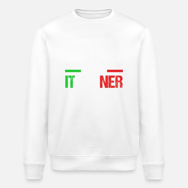 Italie Italien Vaffanculo - Sweat bio ROLLER Stanley/Stella Unisexe - blanc