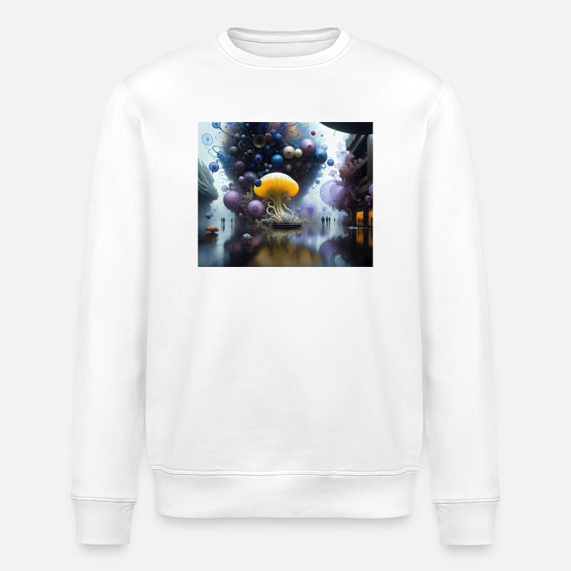 Voyage en Actarus #9 - Sweat bio ROLLER Stanley/Stella Unisexe - blanc