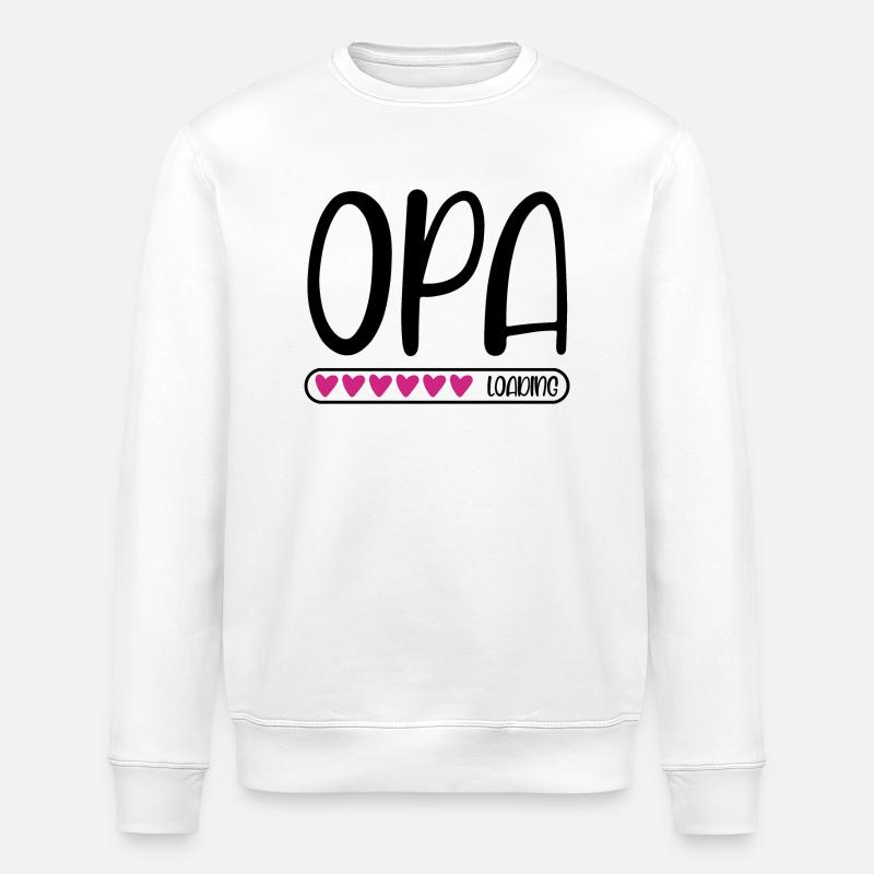 Opa loading - Stanley/Stella Unisex Bio-Sweatshirt ROLLER - Weiß