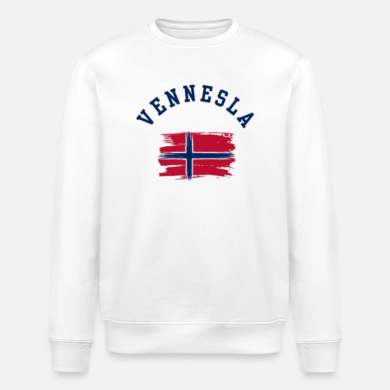 Vennesla, Norvège - Sweat bio ROLLER Stanley/Stella Unisexe - blanc