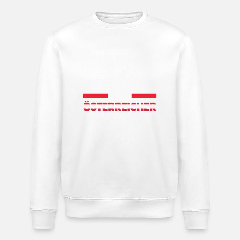 Austrians Austria - Stanley/Stella ROLLER Unisex Organic Sweatshirt - white