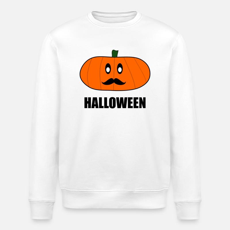 HALLOWEEN. CITROUILLE. CITROUILLE HALLOWEEN - Sweat bio ROLLER Stanley/Stella Unisexe - blanc
