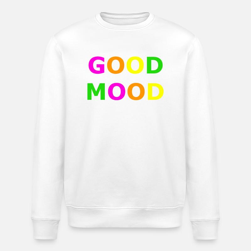 Good Mood - Stanley/Stella Unisex Bio-Sweatshirt ROLLER - Weiß