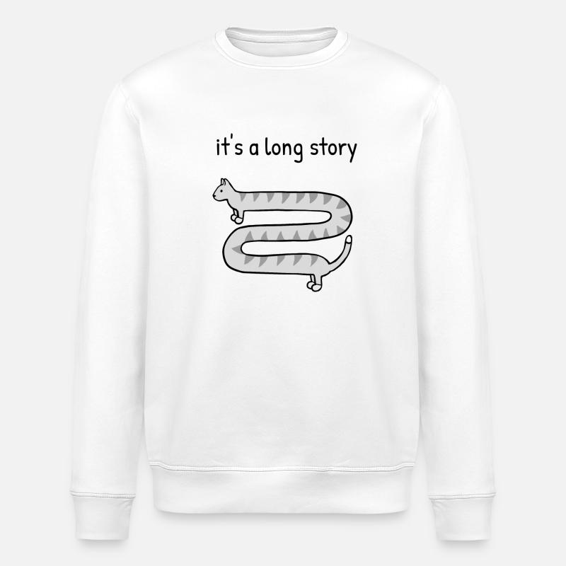 C’est une longue histoire - Sweat bio ROLLER Stanley/Stella Unisexe - blanc