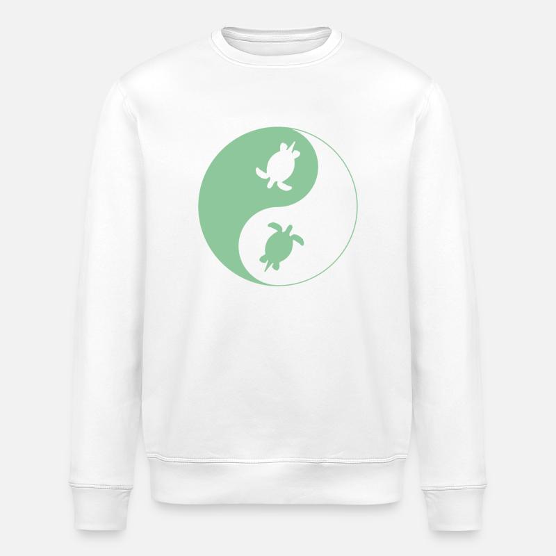 Schildkröten, Schildkröte, Turtle, Turtles - Stanley/Stella Unisex Bio-Sweatshirt ROLLER - Weiß
