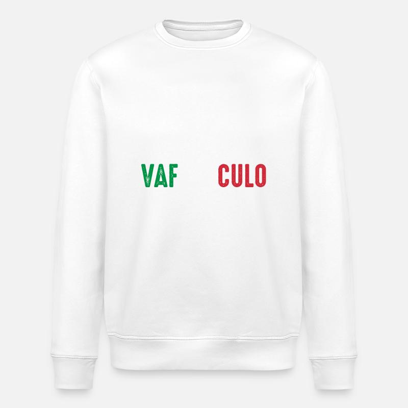 Italie Vaffanculo italien - Sweat bio ROLLER Stanley/Stella Unisexe - blanc