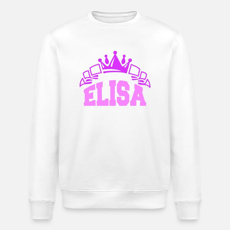 elisa - Stanley/Stella Unisex Bio-Sweatshirt ROLLER - Weiß