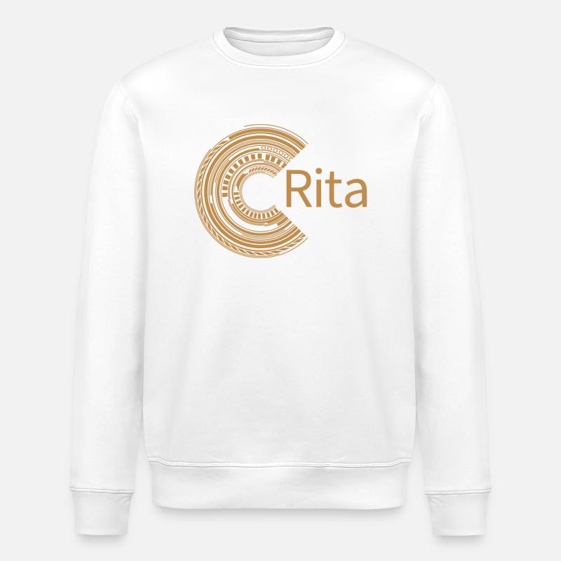 Pour Rita - Sweat bio ROLLER Stanley/Stella Unisexe - blanc