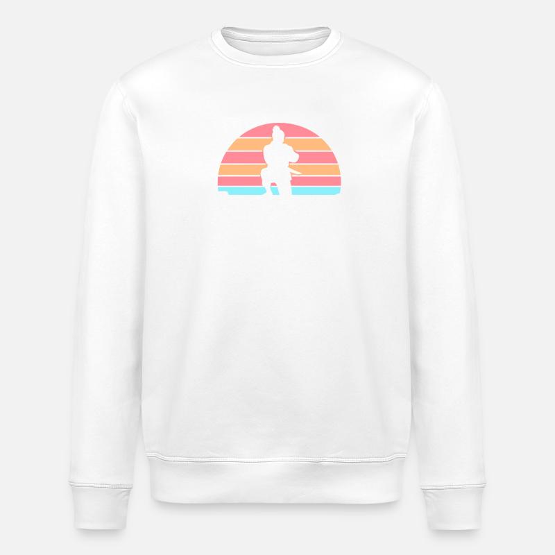 Judo-Coach - Stanley/Stella Unisex Bio-Sweatshirt ROLLER - Weiß