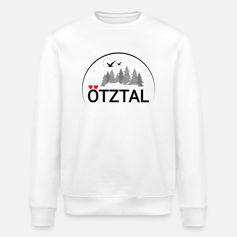 Ötztal Liebe - Stanley/Stella Unisex Bio-Sweatshirt ROLLER - Weiß