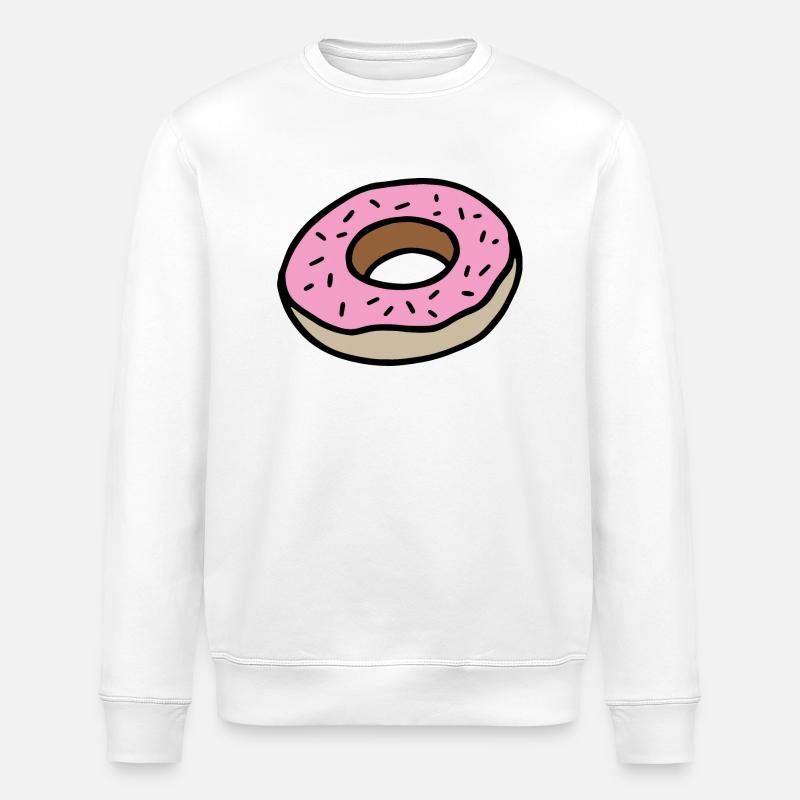 Donut - Stanley/Stella Unisex Bio-Sweatshirt ROLLER - Weiß