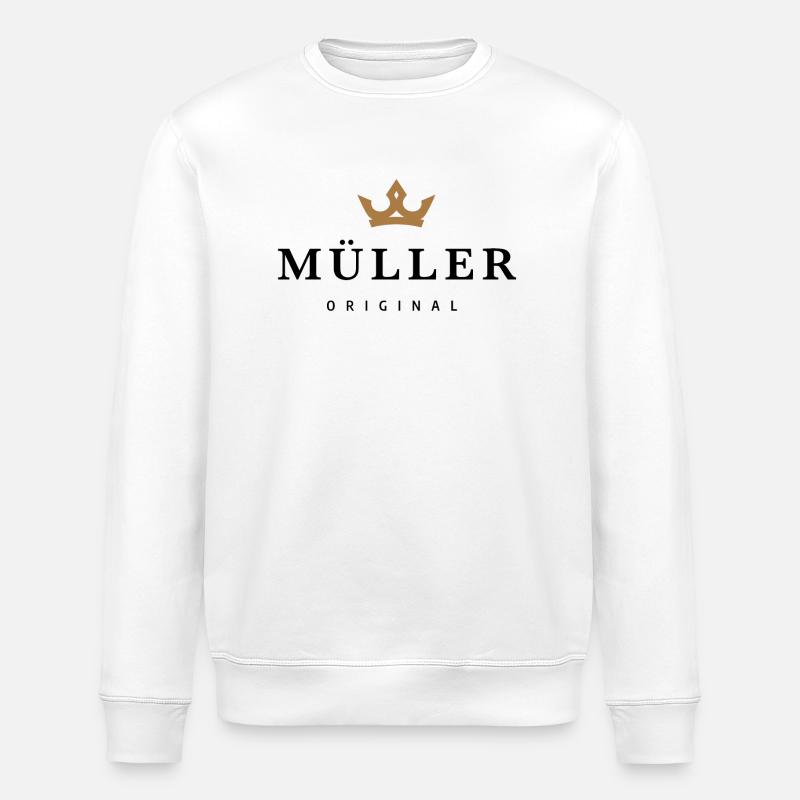 Müller - Stanley/Stella Unisex Bio-Sweatshirt ROLLER - Weiß