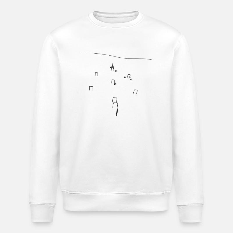 Croquet1 - Stanley/Stella Unisex Bio-Sweatshirt ROLLER - Weiß