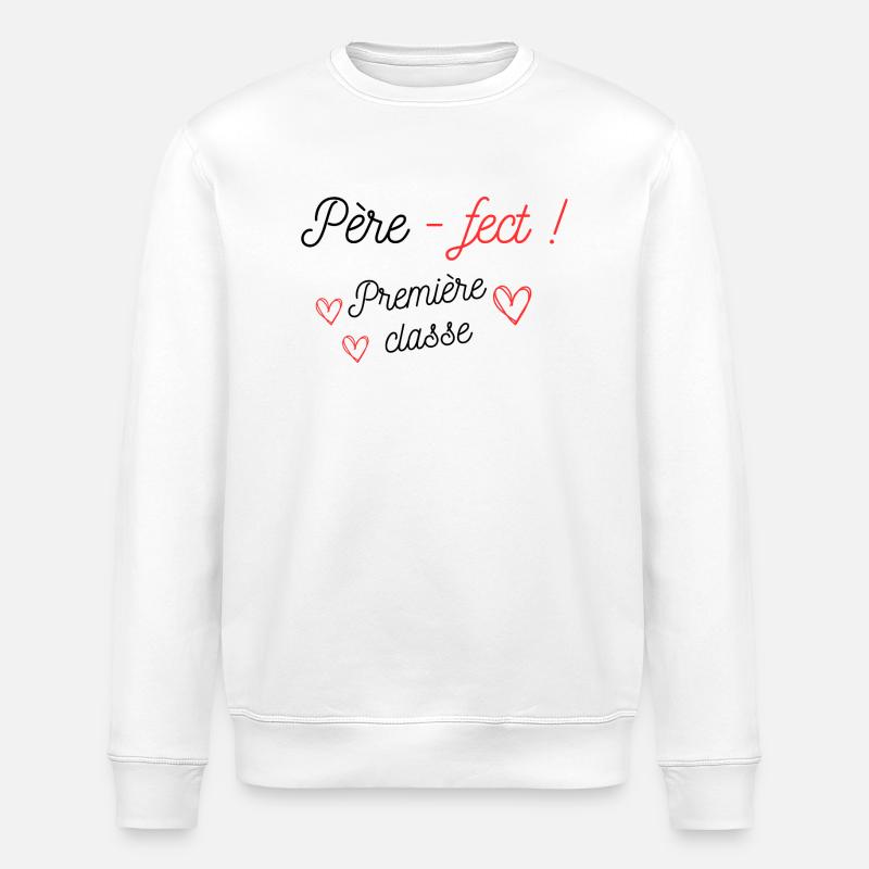 Père-fect ! Première Classe - Sweat bio ROLLER Stanley/Stella Unisexe - blanc