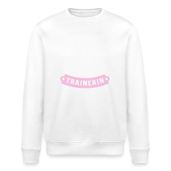 Karate-Trainerin - Stanley/Stella Unisex Bio-Sweatshirt ROLLER - Weiß - Vorne - Nik (191cm)