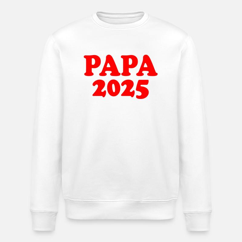 Papa 2025 - Stanley/Stella ROLLER Unisex Organic Sweatshirt - white