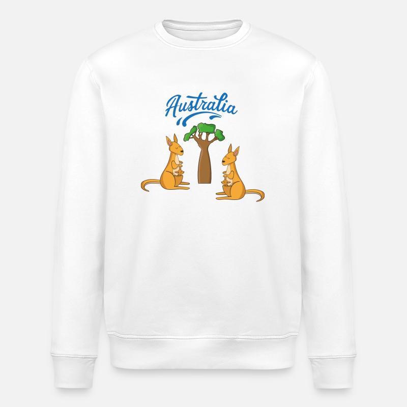 Australien - Stanley/Stella Unisex Bio-Sweatshirt ROLLER - Weiß