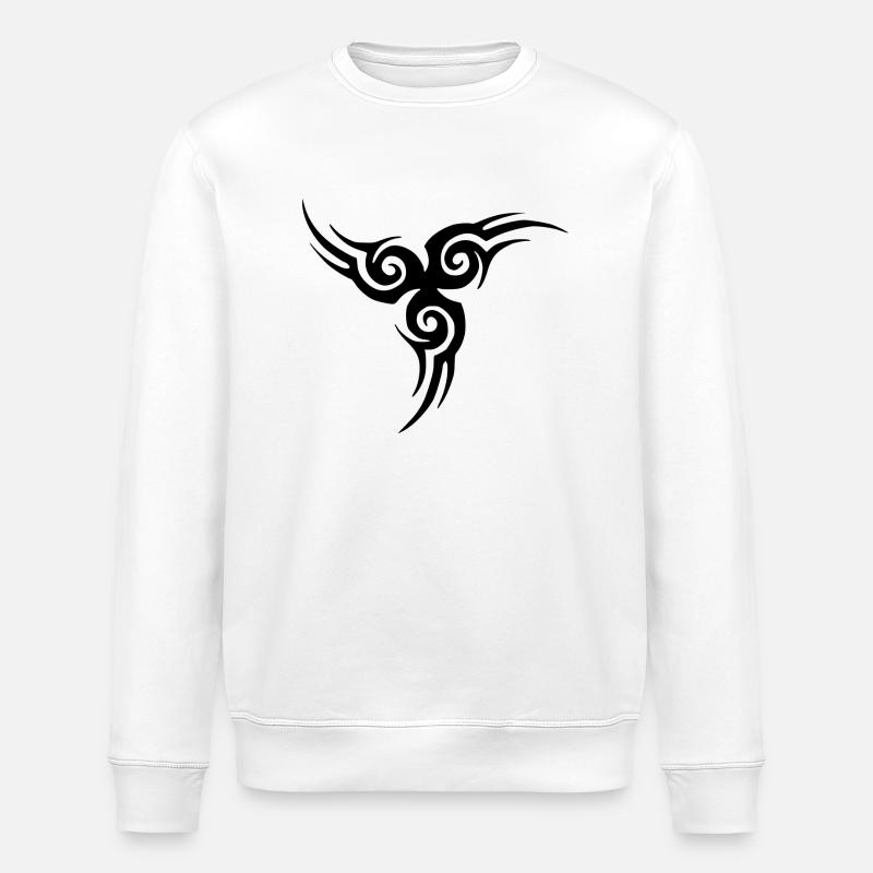 Tribal tattoo - Stanley/Stella Unisex Bio-Sweatshirt ROLLER - Weiß