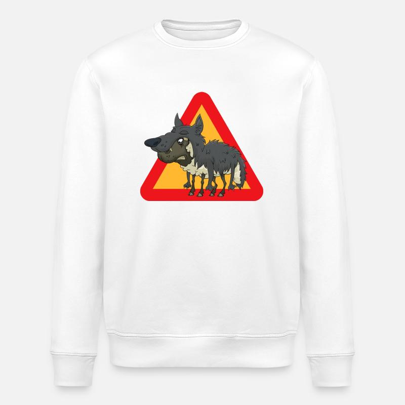 Schaf Wolf - Stanley/Stella Unisex Bio-Sweatshirt ROLLER - Weiß
