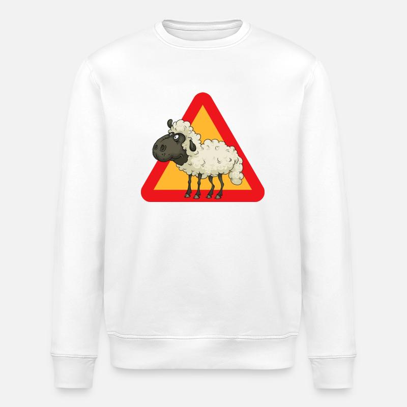 mouton - Sweat bio ROLLER Stanley/Stella Unisexe - blanc