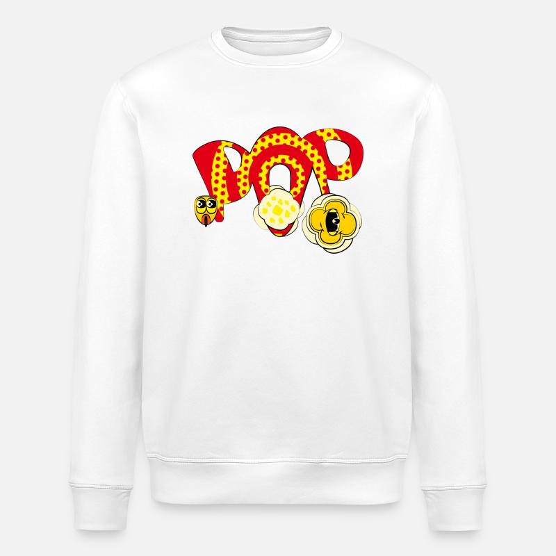 POP - Sweat bio ROLLER Stanley/Stella Unisexe - blanc