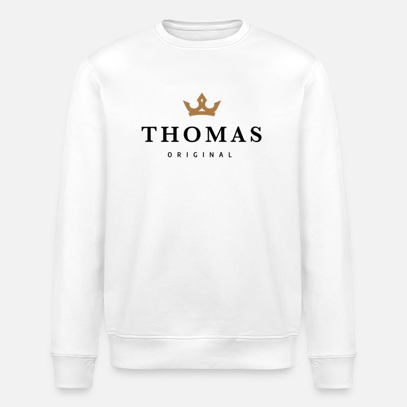 Thomas - Stanley/Stella ROLLER Unisex Organic Sweatshirt - white