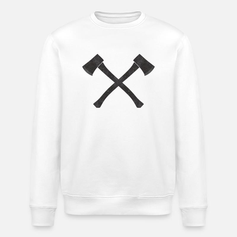 Axt - Stanley/Stella Unisex Bio-Sweatshirt ROLLER - Weiß