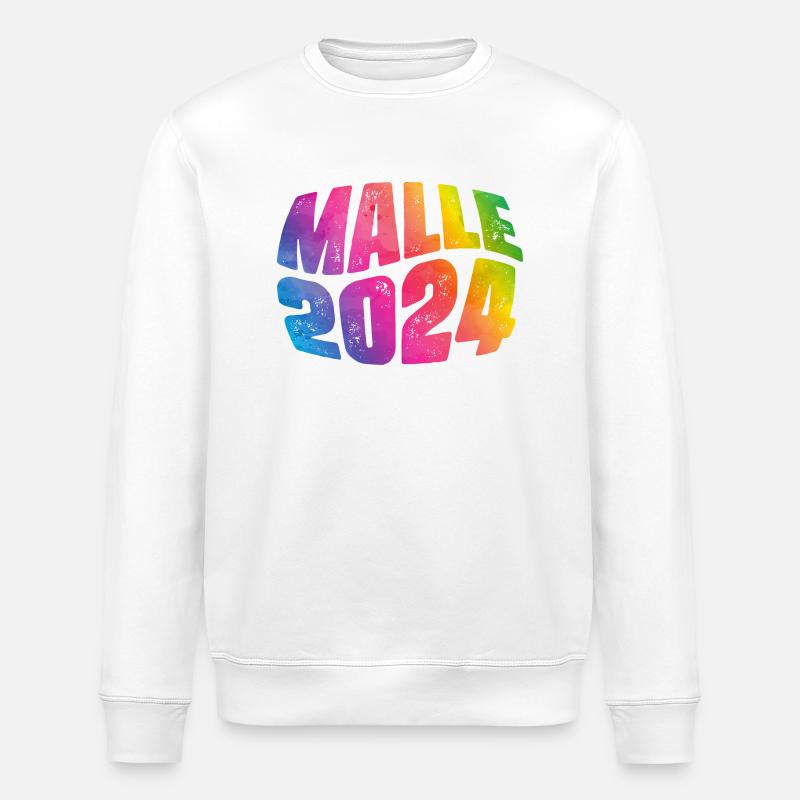 Vacances Malle 2024 - Sweat bio ROLLER Stanley/Stella Unisexe - blanc