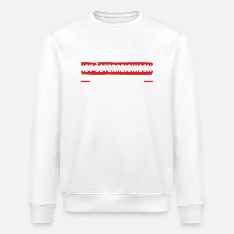 Austrians Austria - Stanley/Stella ROLLER Unisex Organic Sweatshirt - white