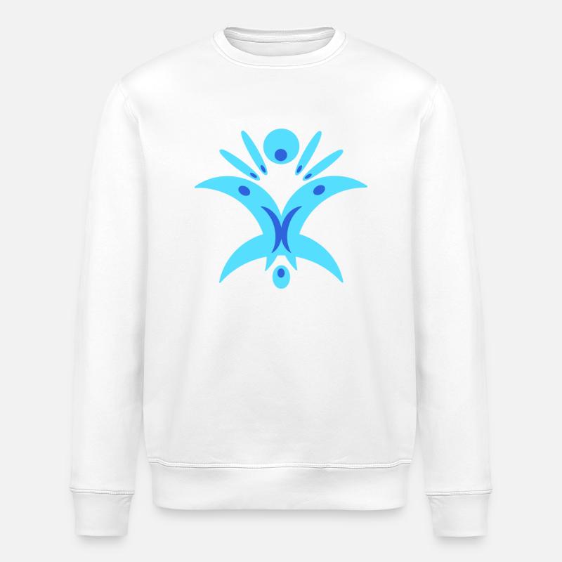 Muster N°8 - Stanley/Stella Unisex Bio-Sweatshirt ROLLER - Weiß