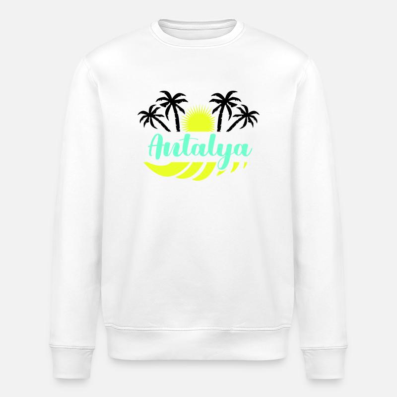 Antalya - Sweat bio ROLLER Stanley/Stella Unisexe - blanc