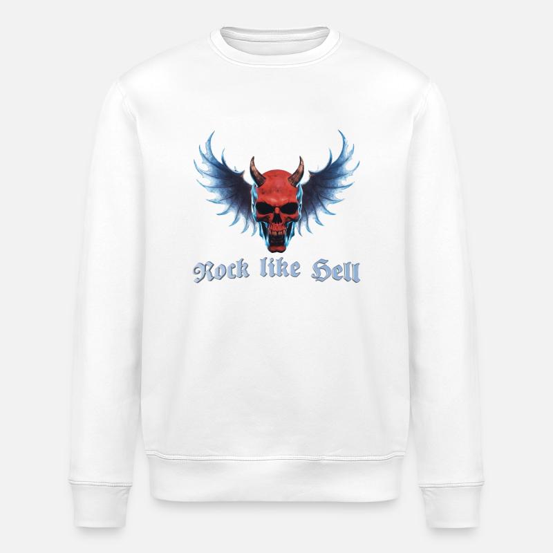 Wing Devil 2024 02 - Sweat bio ROLLER Stanley/Stella Unisexe - blanc