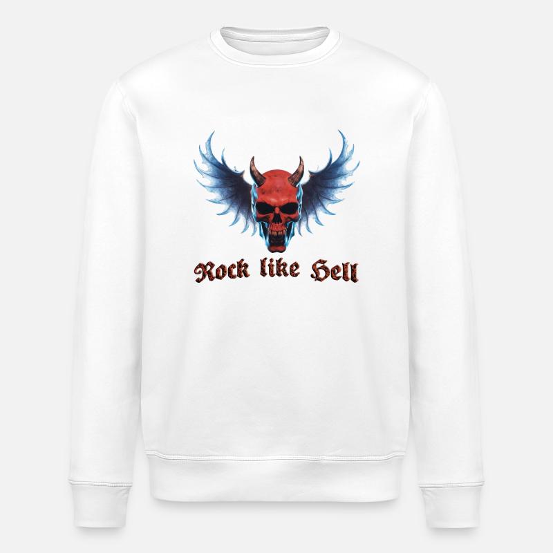 Wing Devil 2024 01 - Sweat bio ROLLER Stanley/Stella Unisexe - blanc