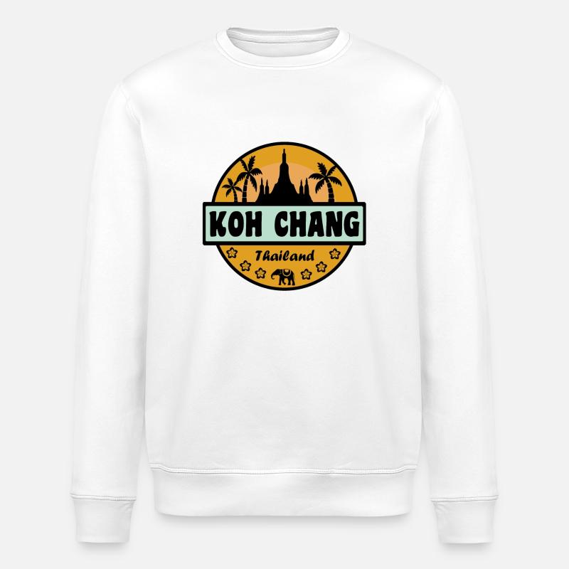Koh Chang Thailand - Stanley/Stella Unisex Bio-Sweatshirt ROLLER - Weiß