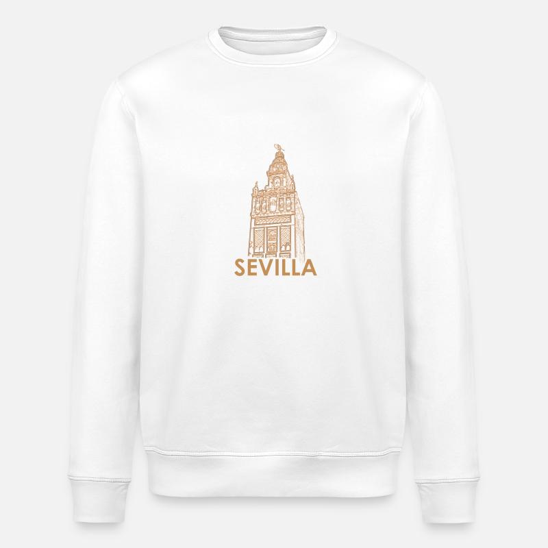 Sevilla - Stanley/Stella Unisex Bio-Sweatshirt ROLLER - Weiß