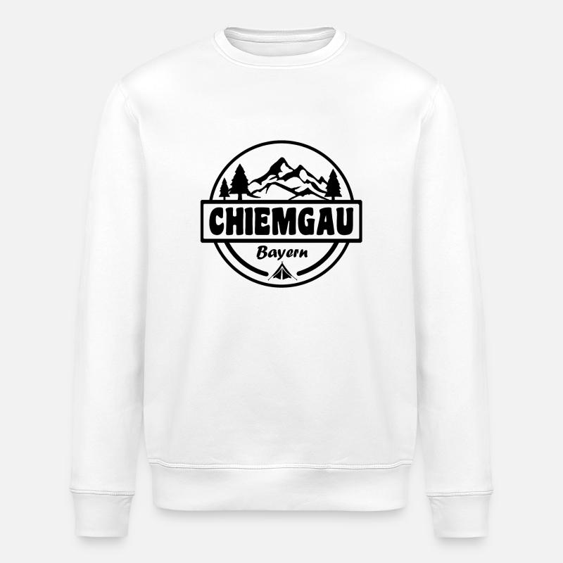 Chiemgau - Stanley/Stella Unisex Bio-Sweatshirt ROLLER - Weiß