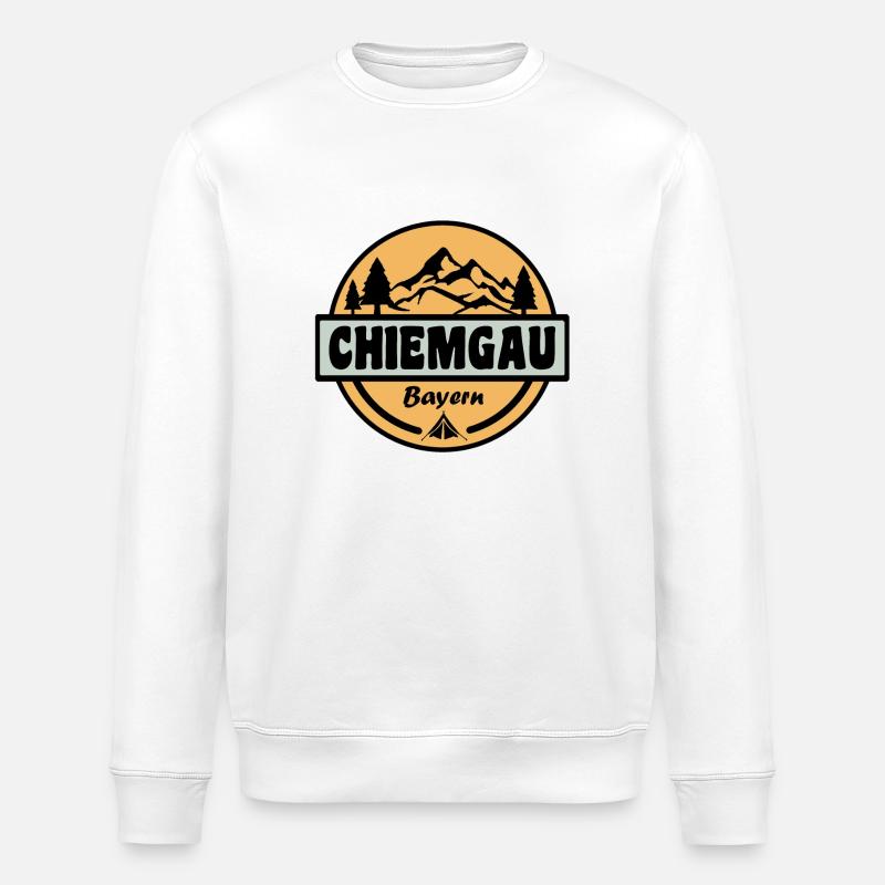 Chiemgau - Stanley/Stella Unisex Bio-Sweatshirt ROLLER - Weiß