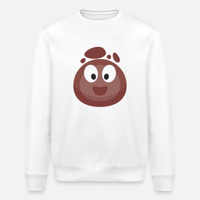 Élément Terre (Bulle) - Sweat bio ROLLER Stanley/Stella Unisexe - blanc