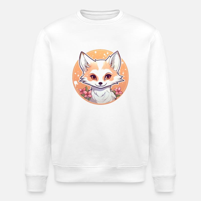 Fox Anime - Sweat bio ROLLER Stanley/Stella Unisexe - blanc