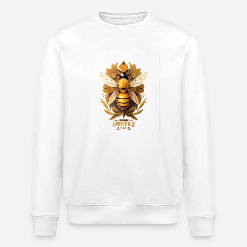 Biene - Stanley/Stella Unisex Bio-Sweatshirt ROLLER - Weiß