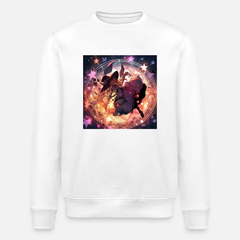 la Sorcière étoilée - Sweat bio ROLLER Stanley/Stella Unisexe - blanc