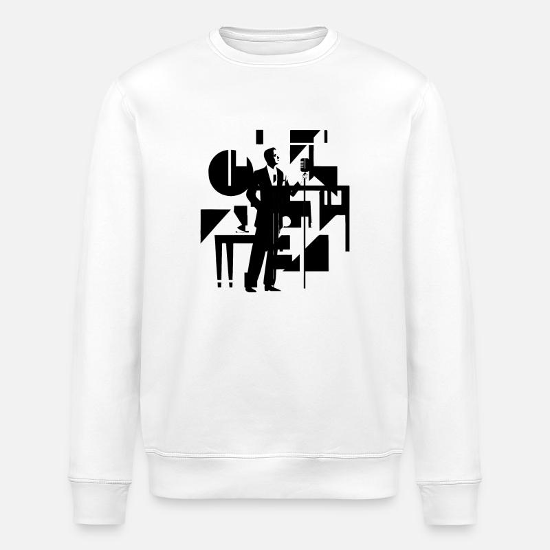 Sänger Musik - Stanley/Stella Unisex Bio-Sweatshirt ROLLER - Weiß
