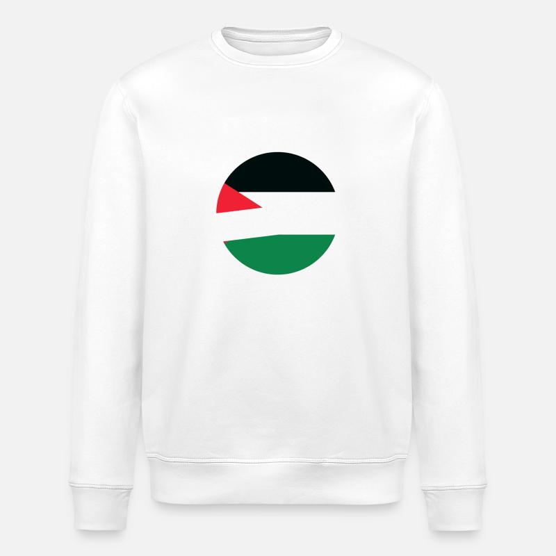 Solidarité avec la Palestine. - Sweat bio ROLLER Stanley/Stella Unisexe - blanc