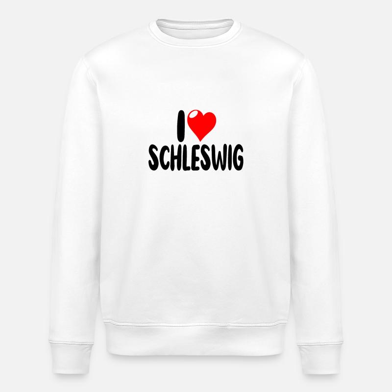 Schleswig - Stanley/Stella Unisex Bio-Sweatshirt ROLLER - Weiß
