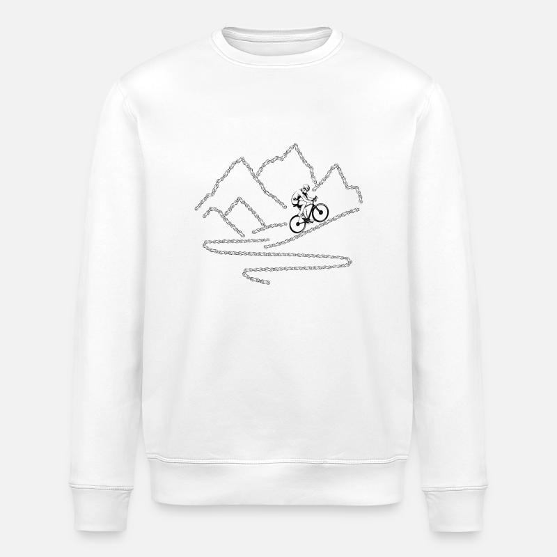Der Berg ruft - Stanley/Stella Unisex Bio-Sweatshirt ROLLER - Weiß
