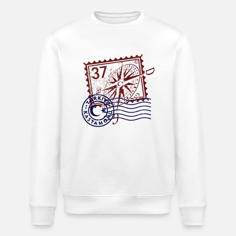 Kastamonu - Stanley/Stella Unisex Bio-Sweatshirt ROLLER - Weiß