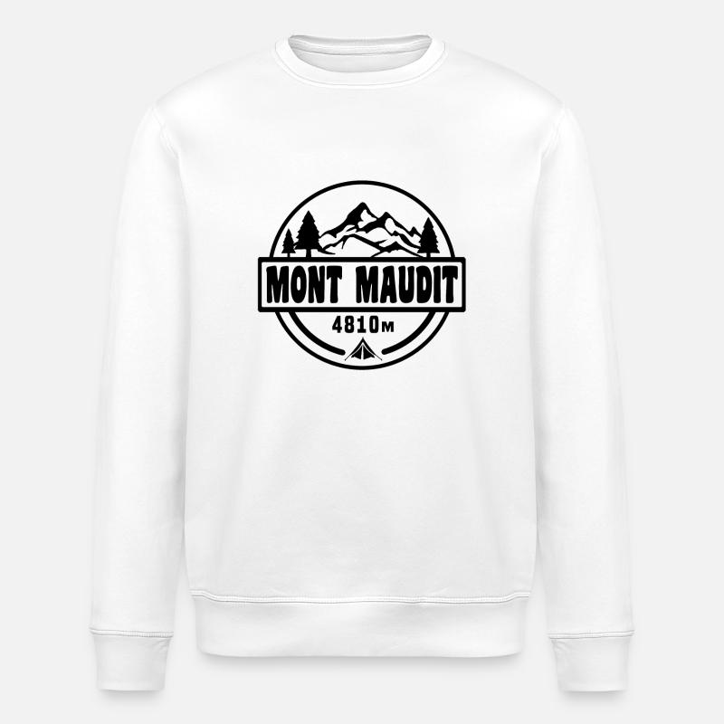 Mont Maudit - Stanley/Stella Unisex Bio-Sweatshirt ROLLER - Weiß